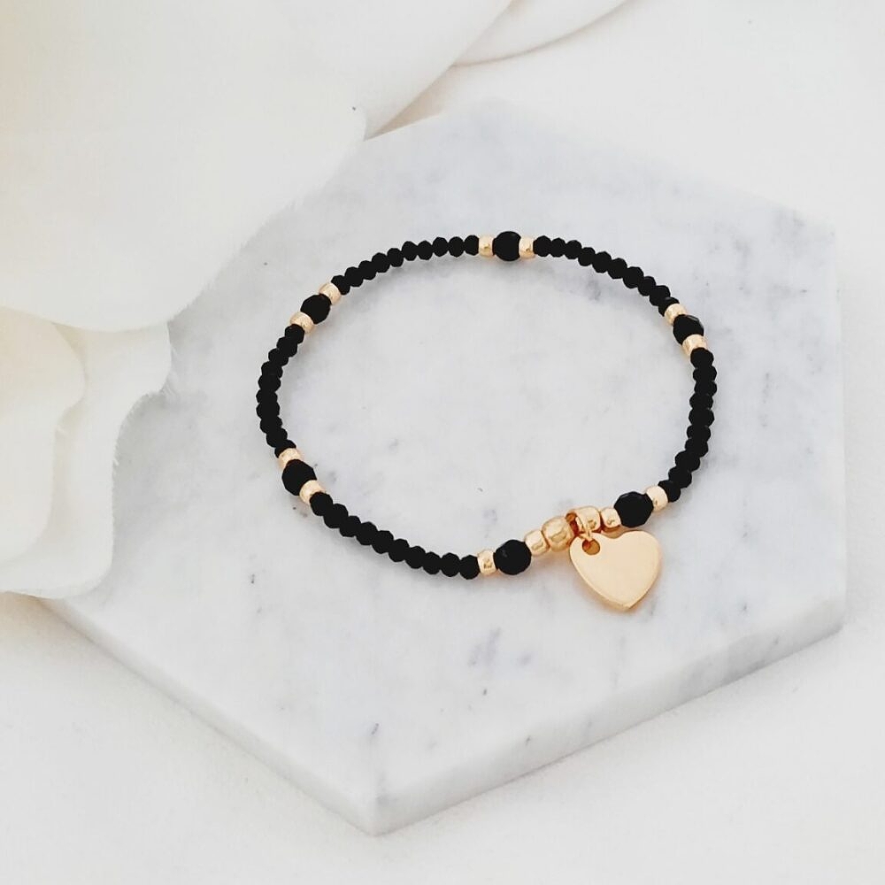 Bransoletka Black Love Heart