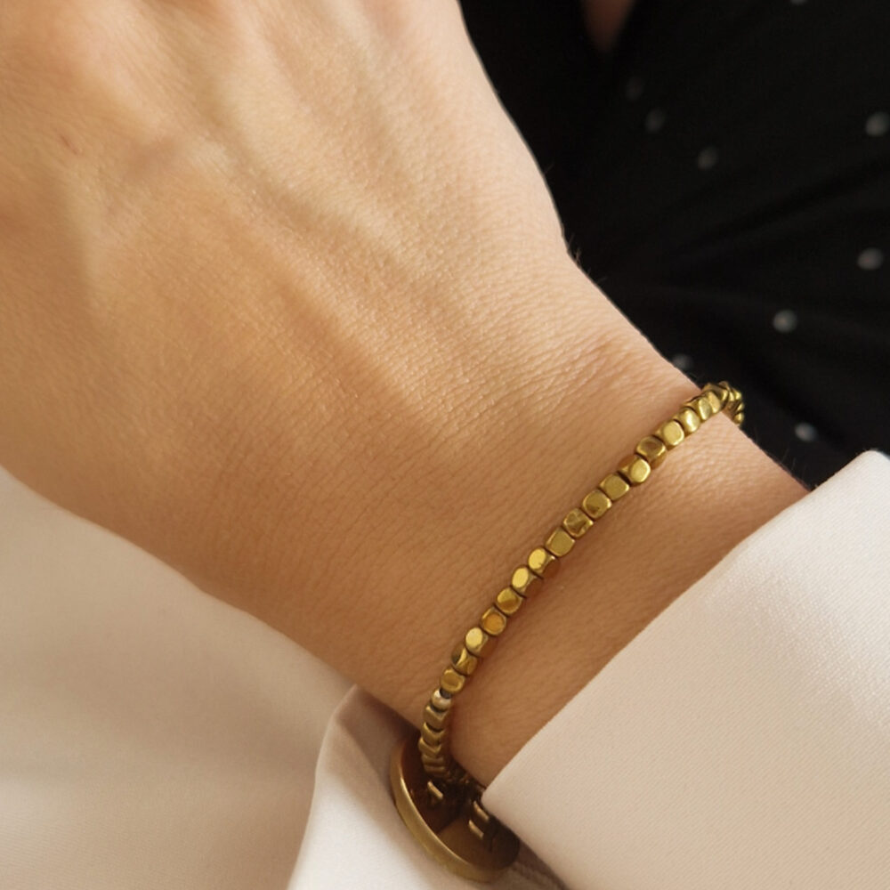 Bransoletka Gold Cube Haema