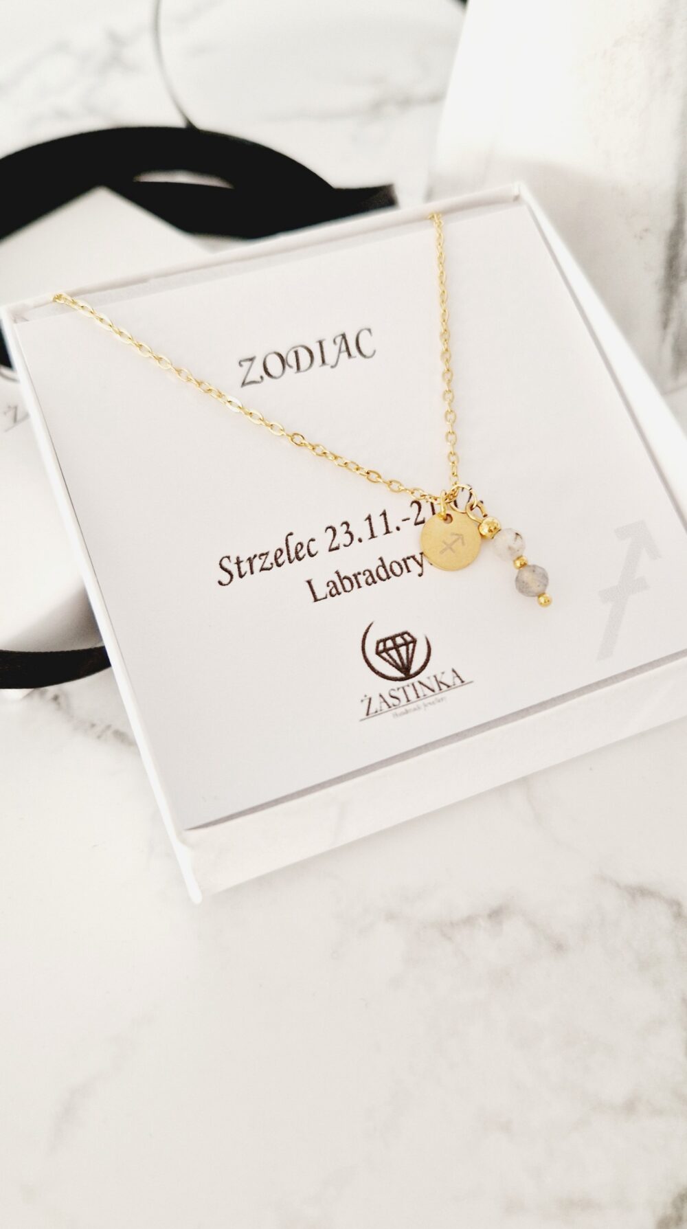 Naszyjnik zodiakalny Strzelec