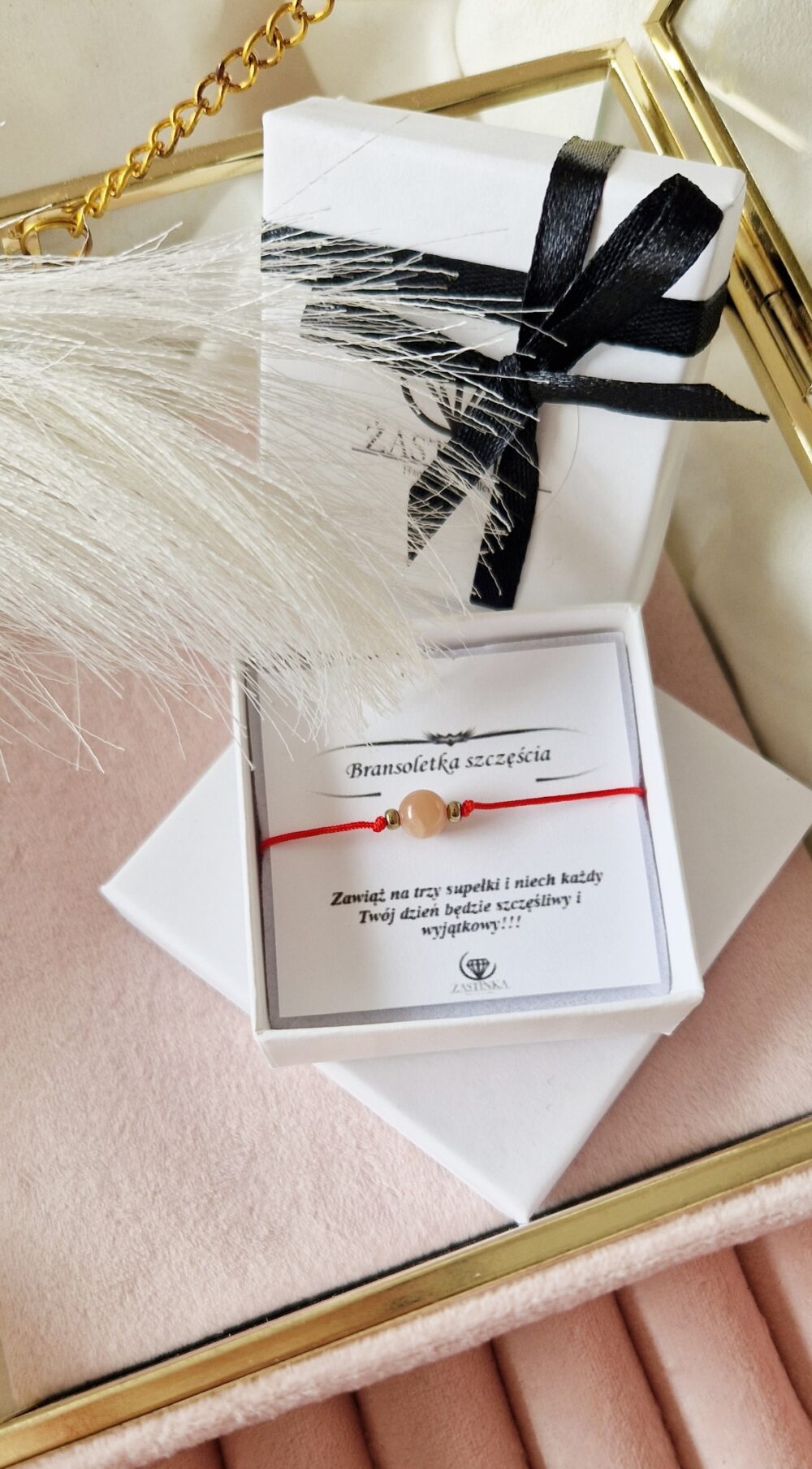 Bransoletka szczęścia Talizman Kamień Słoneczny