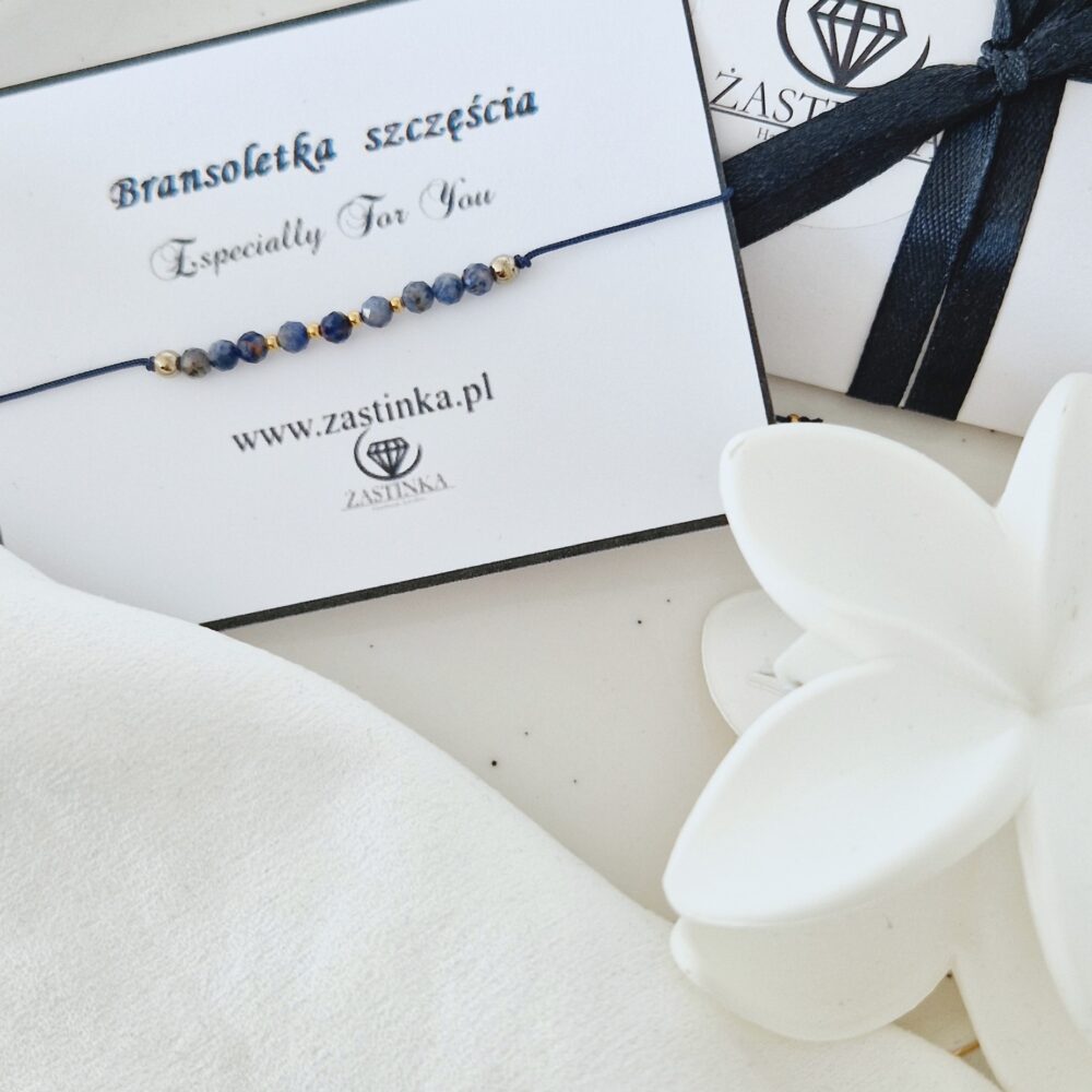 Bransoletka szczęścia Calm Sodalit