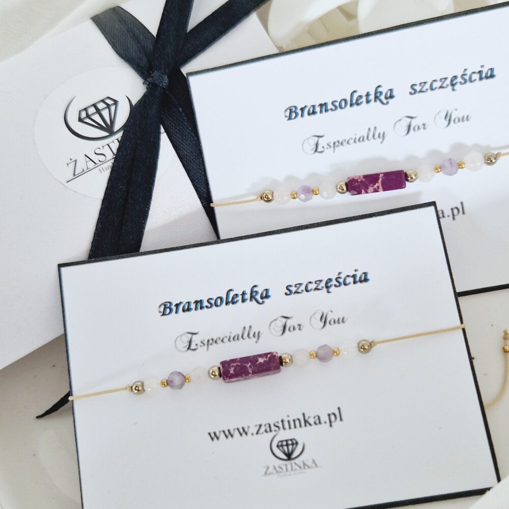 Bransoletka szczęścia Harmonia Serca Kwarc