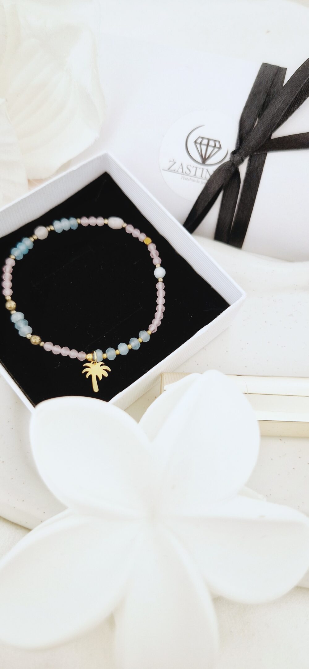 Bransoletka z kamieni Palm Beach Pastels