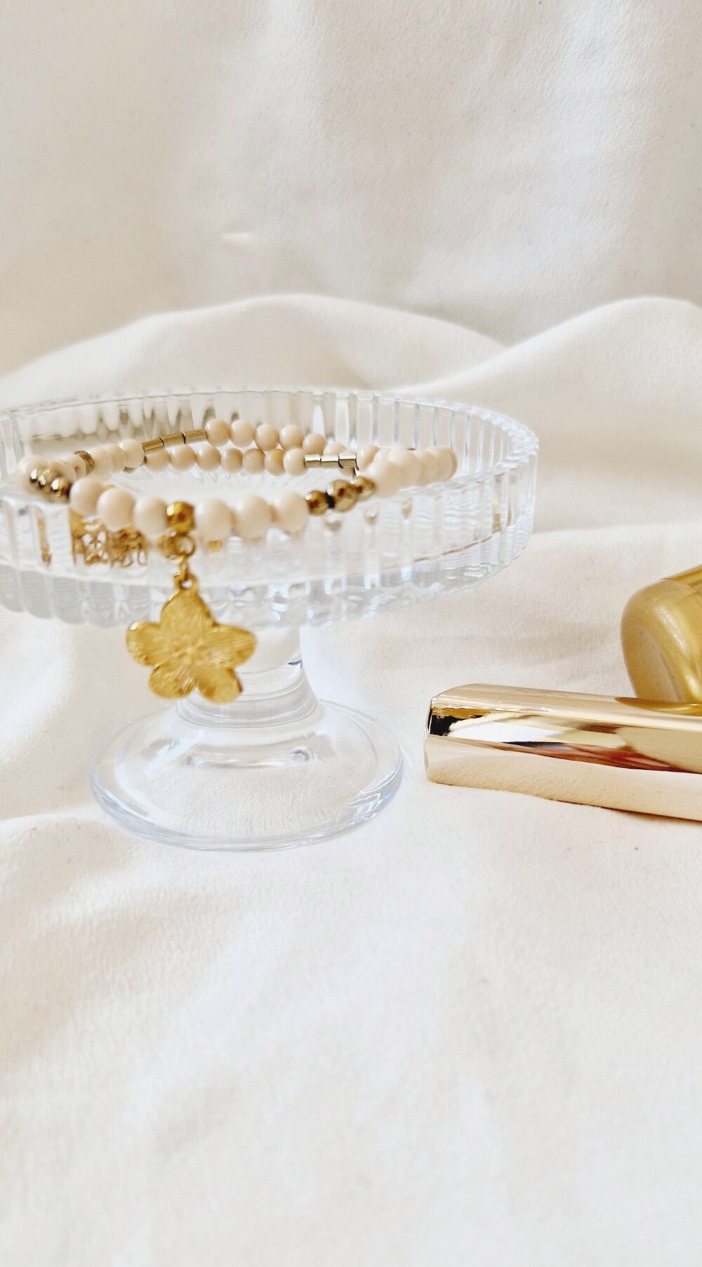 Naszyjnik choker z kamieni Jaspis Golden Blossom