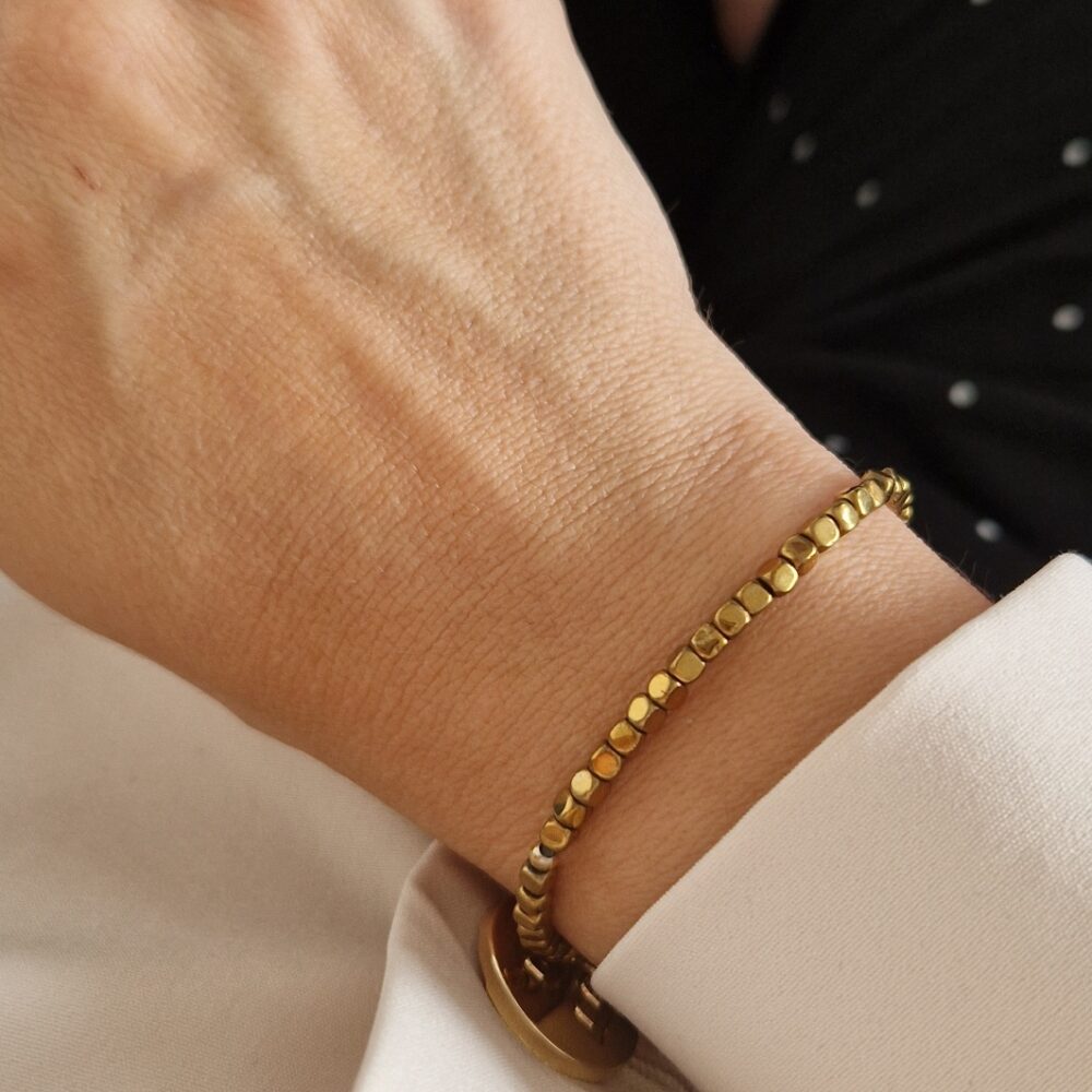 Bransoletka Gold Cube Haema