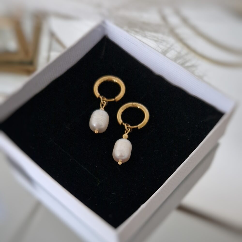 Kolczyki celebrytki Celebrity One Pearl