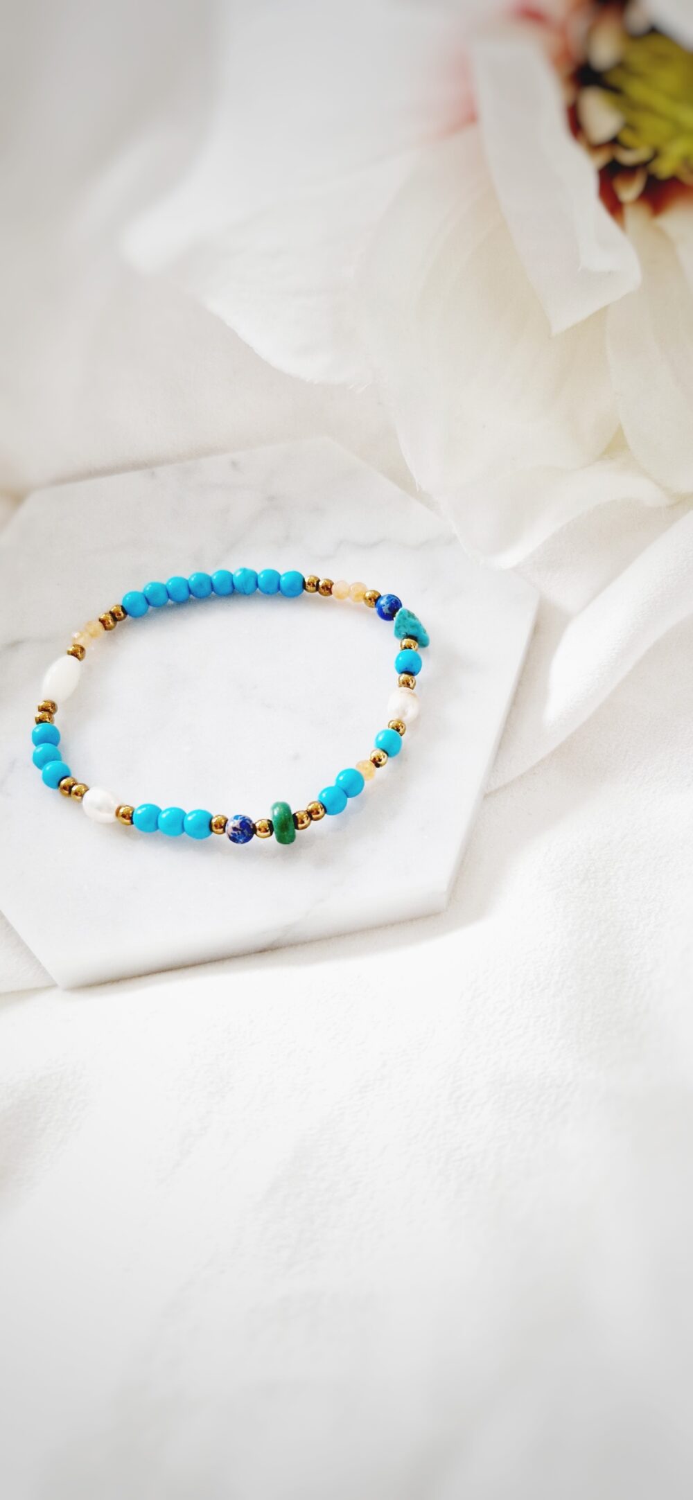 Bransoletka z kamieni Ocean Blue