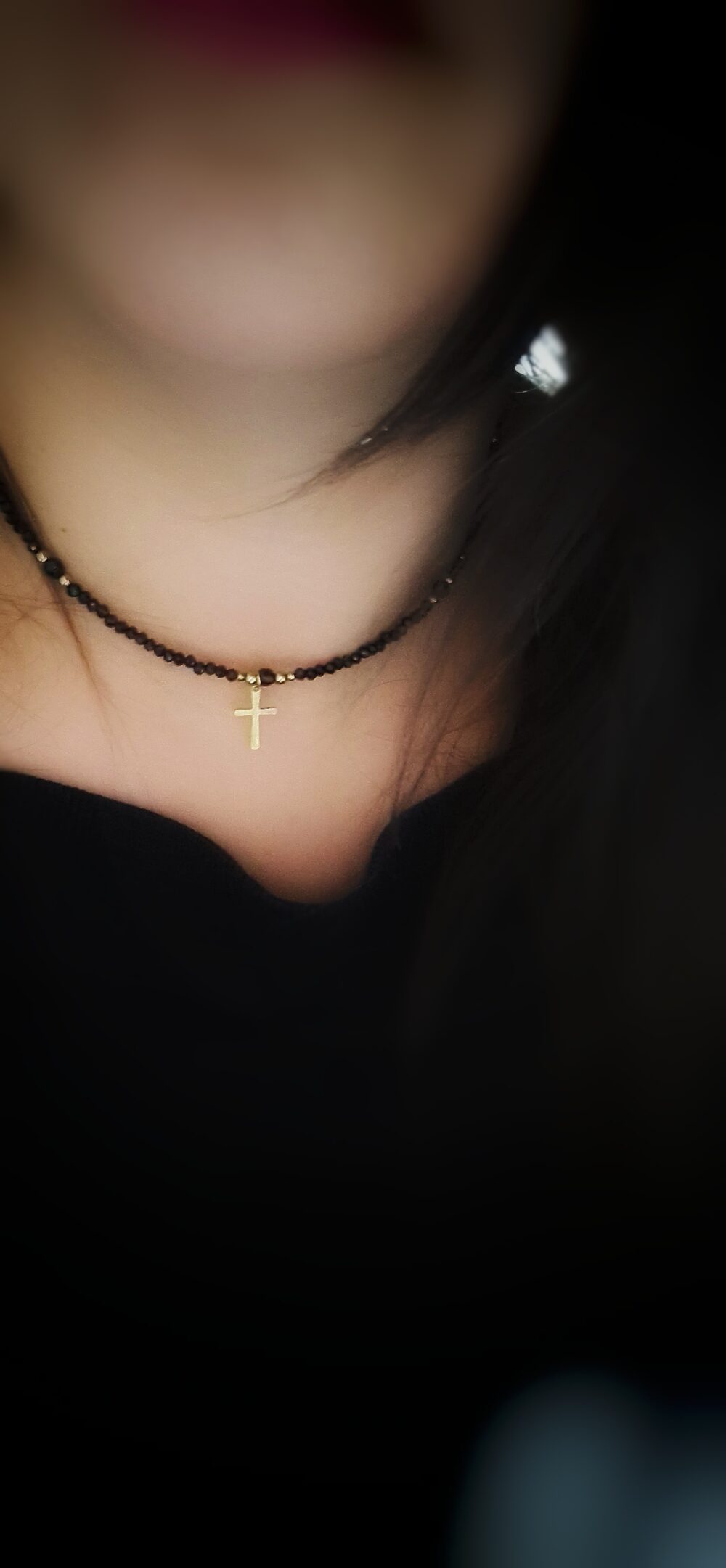 Naszyjnik z kamieni Shine Cross Onyks