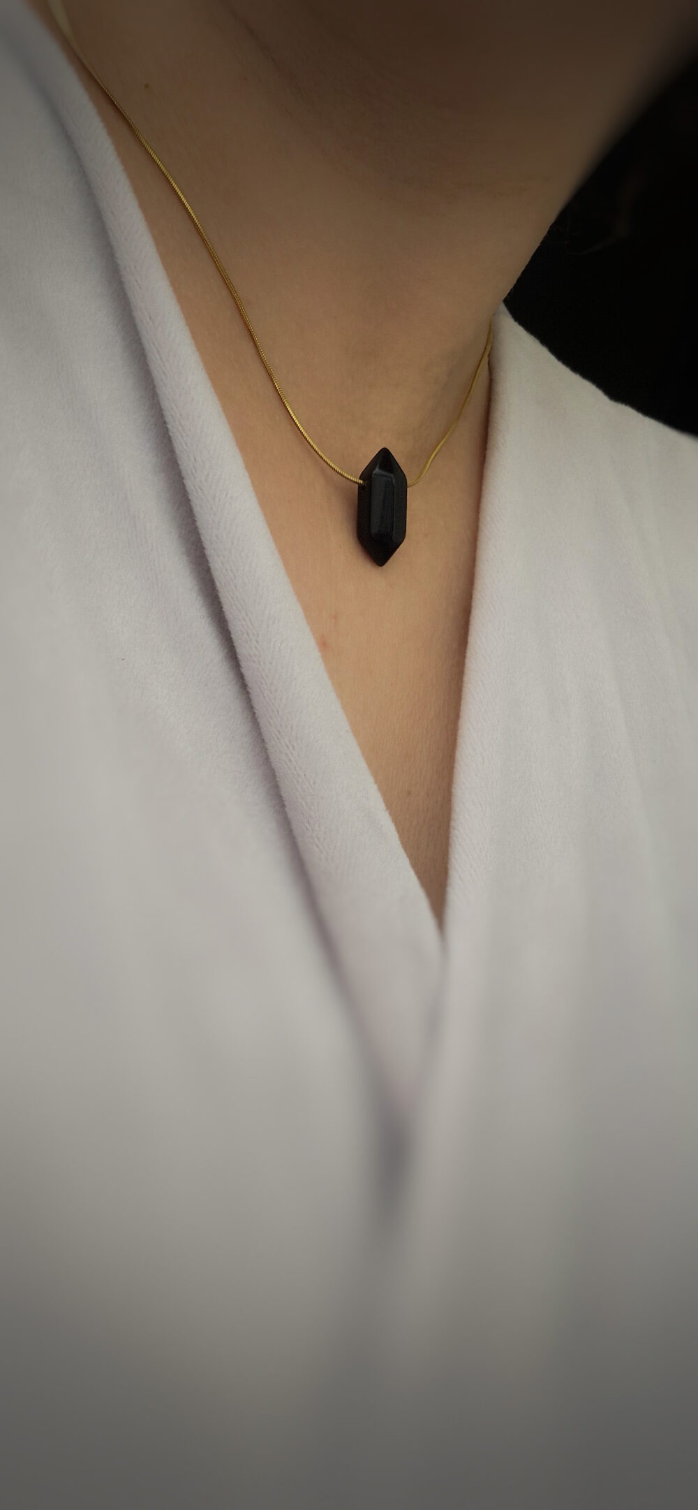 Naszyjnik żmijka onyks elegance
