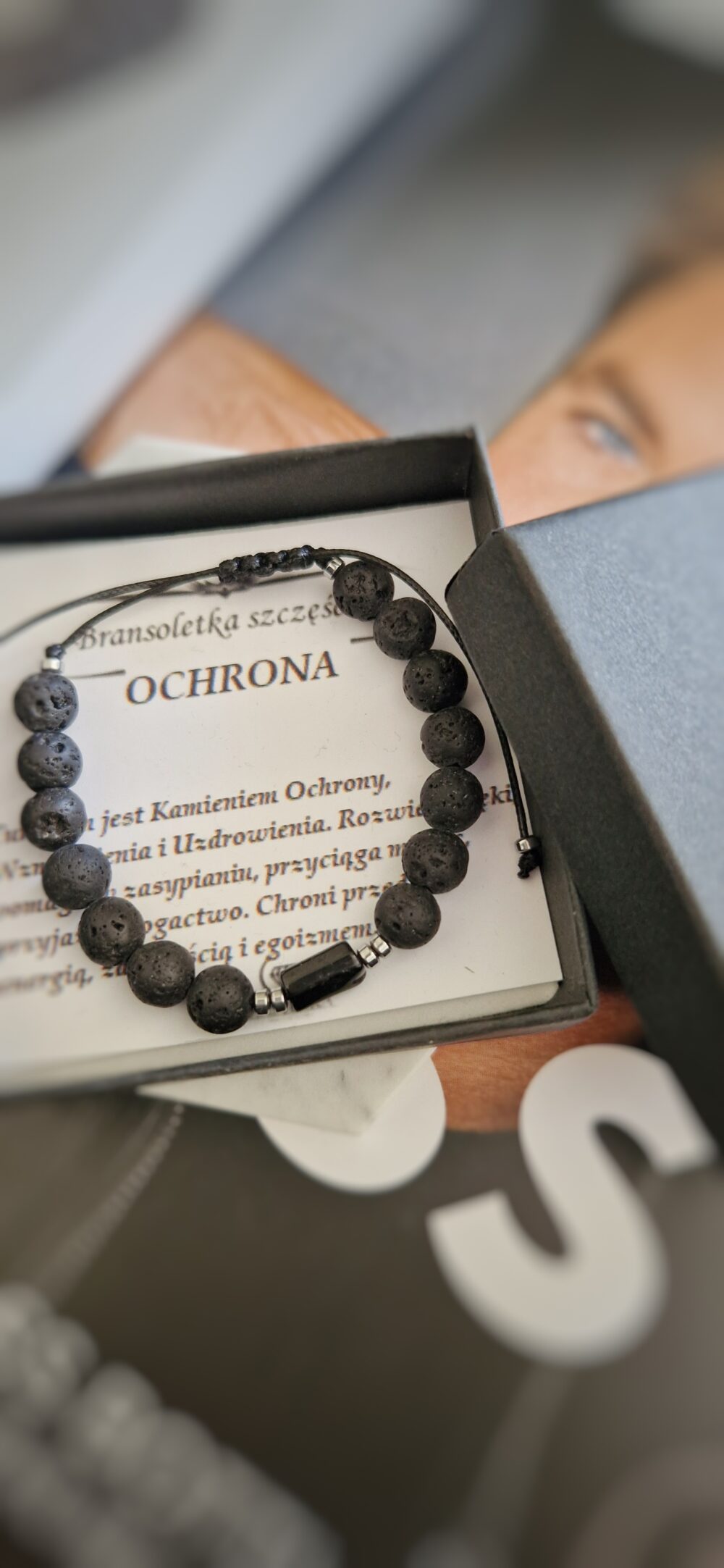 Bransoletka Ochrony męska Turmalinka