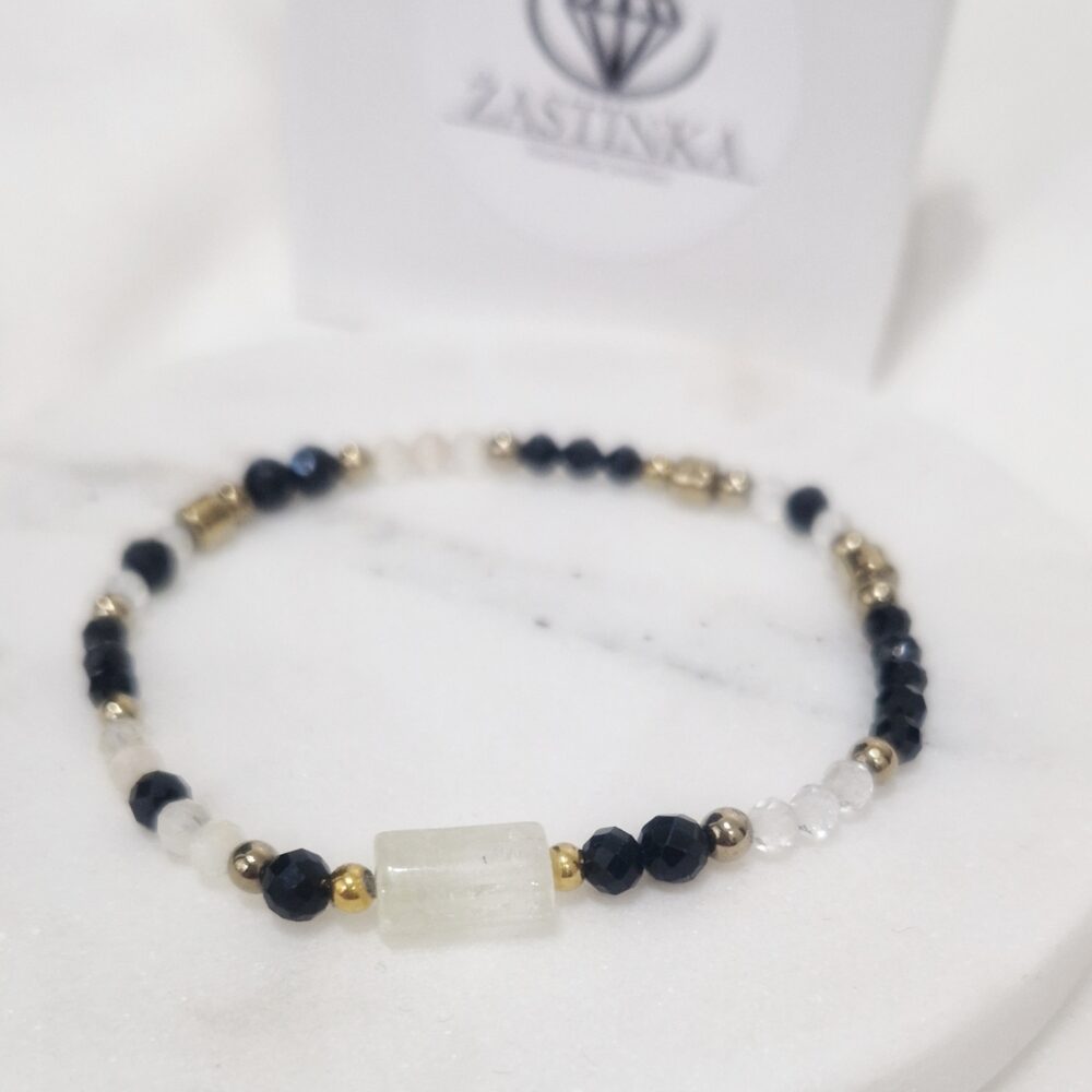 Bransoletka Turmalin Cytryn Premium