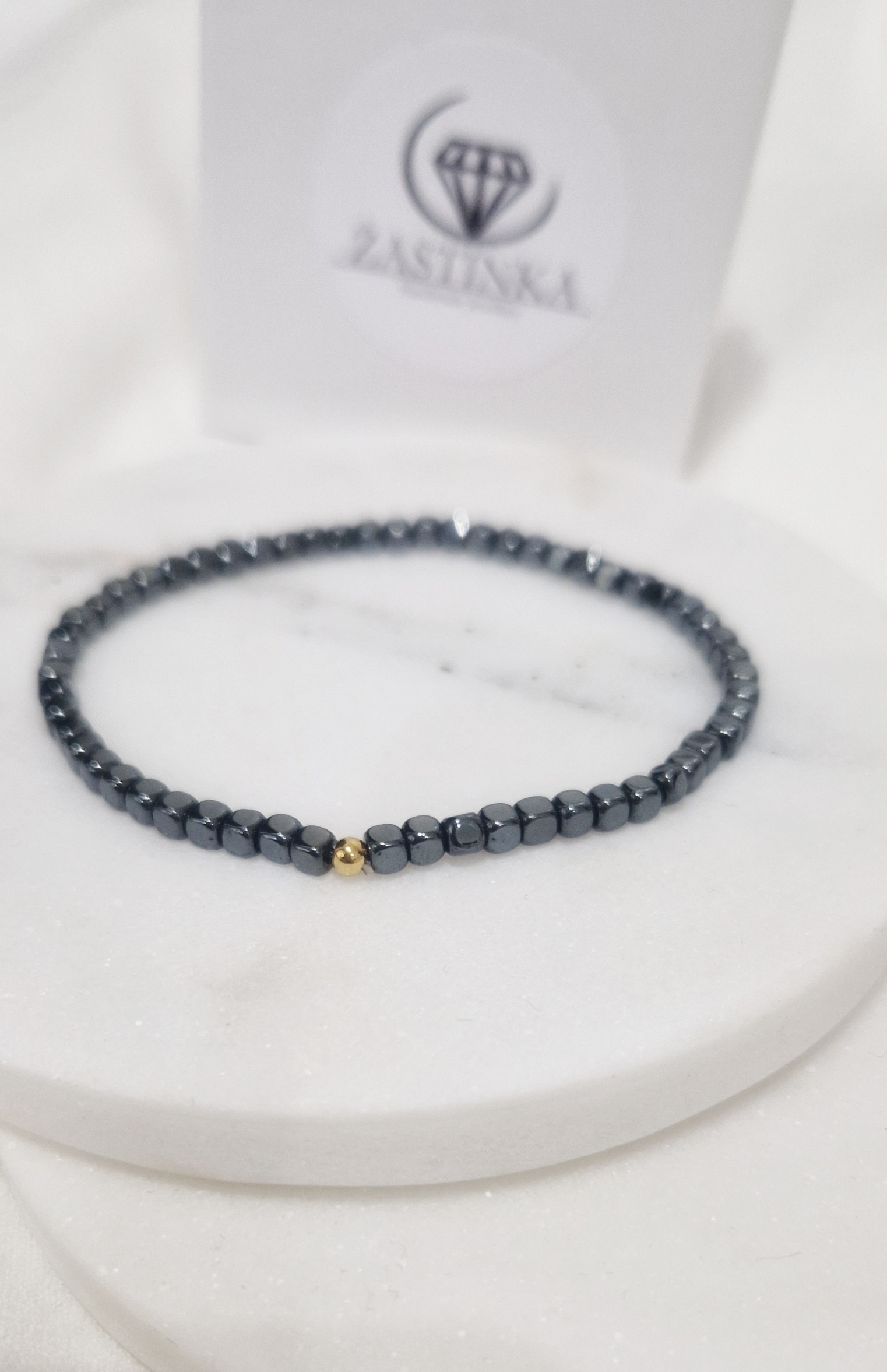 Bransoletka Hematyt kostki Bransoletka Hematyt kostki