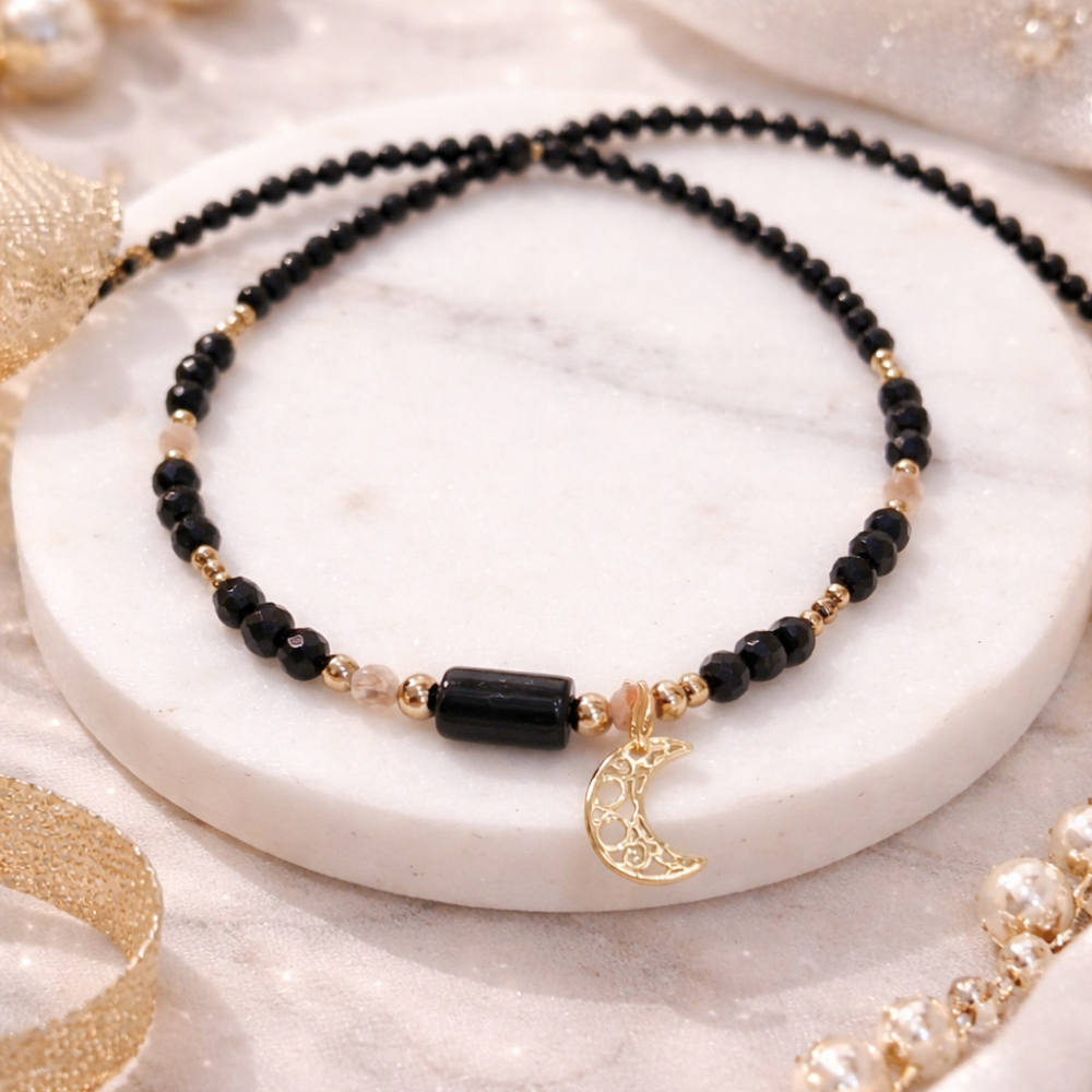 Naszyjnik Turmalin i Cytryn