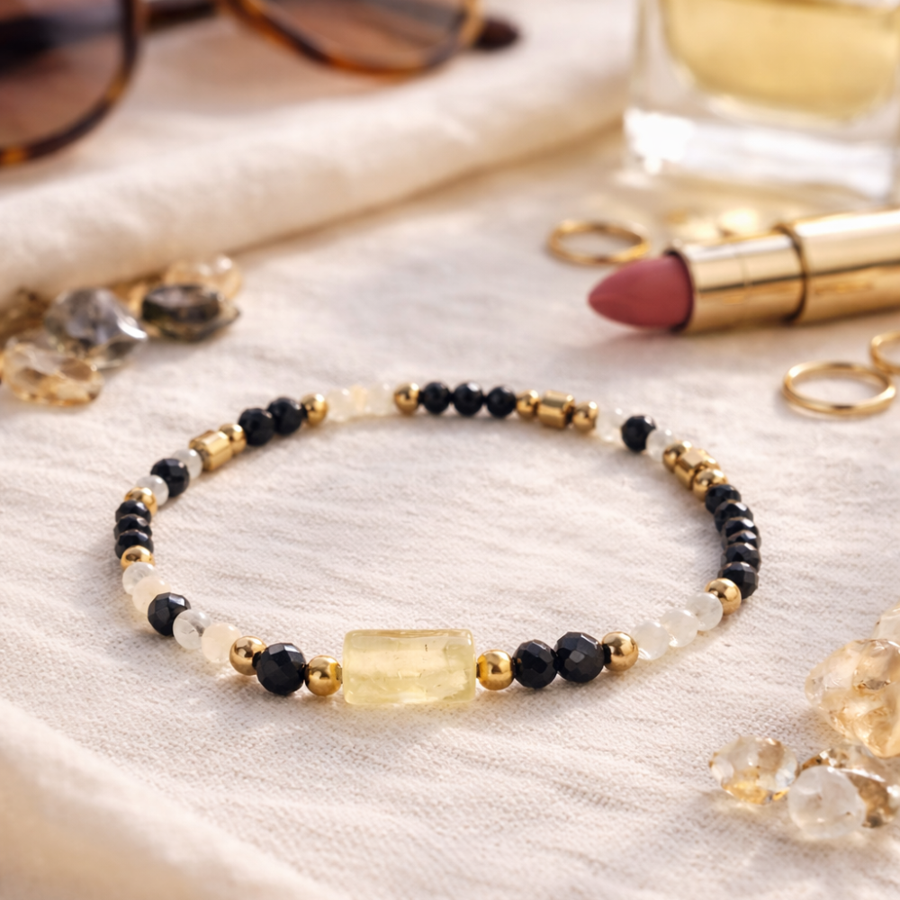 Bransoletka Turmalin Cytryn Premium