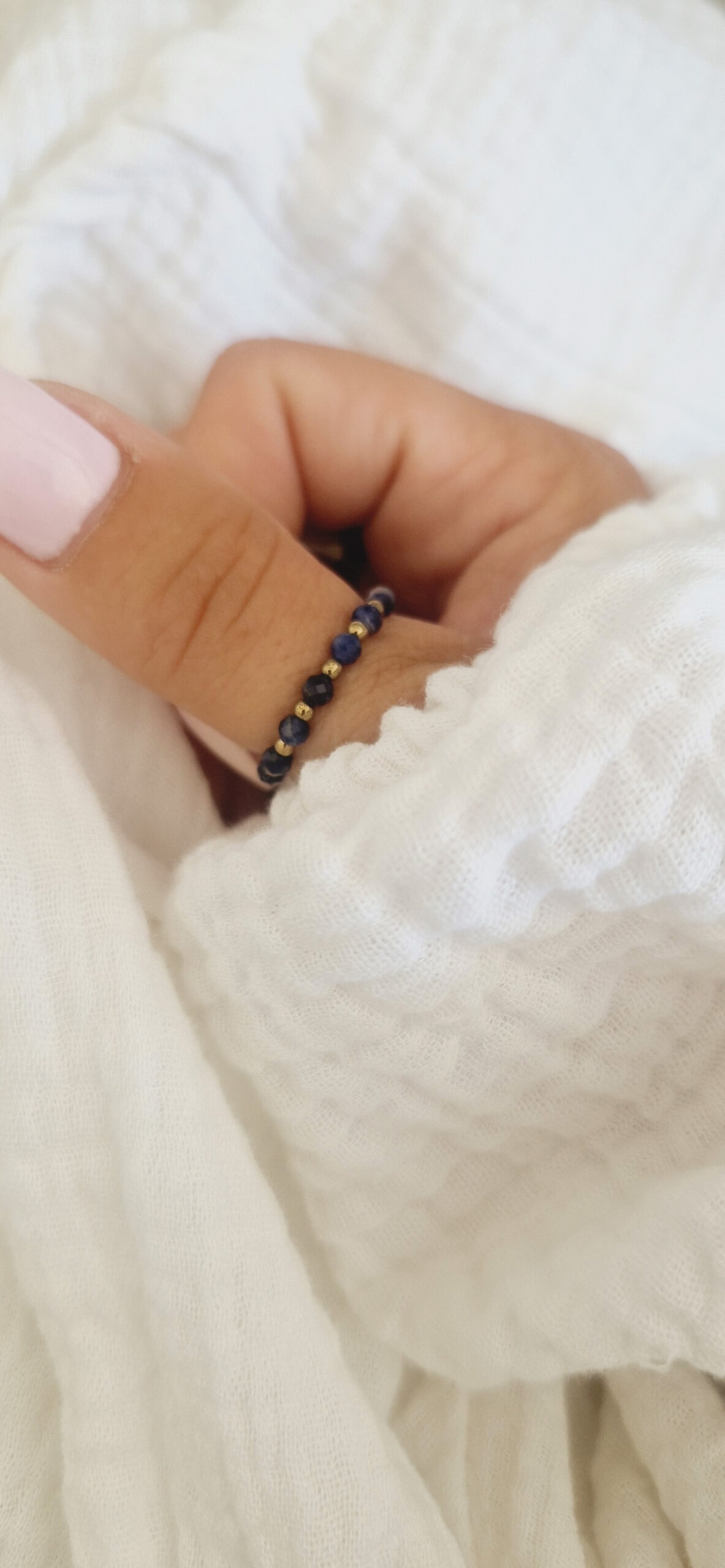 pierścionek z kamieni sodalit hematyt pierścionek z kamieni sodalit hematyt